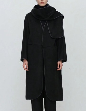 Palton Shein, negru