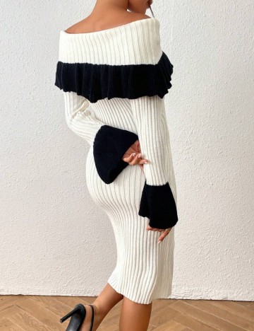 Rochie tricotată Shein, mix culori