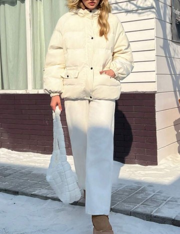 Geacă Shein, crem