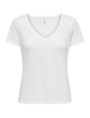 Tricou Only, alb