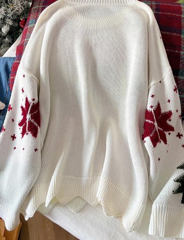 Pulover Shein Curve+, crem