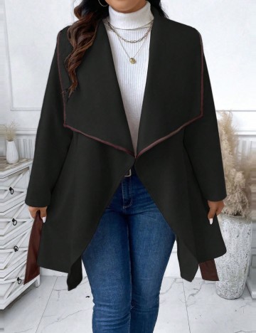 Cardigan Shein Curve+, negru
