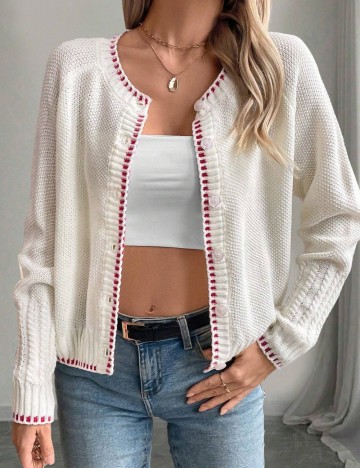 Cardigan Shein, crem
