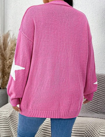 Cardigan Shein Curve+, roz