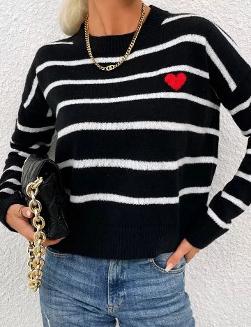Pulover Shein, mix culori