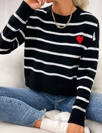 Pulover Shein, mix culori