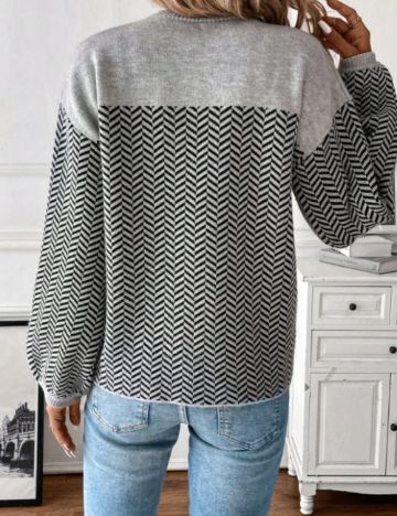 Pulover Shein, gri