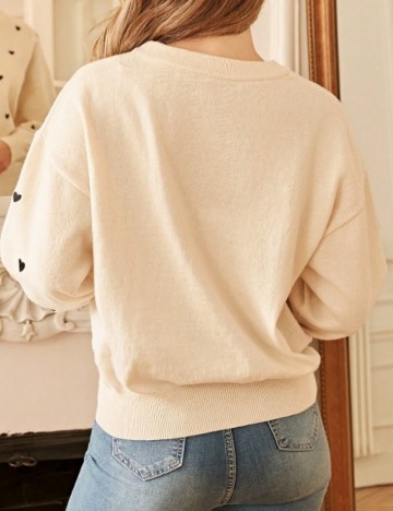 Pulover Shein, crem