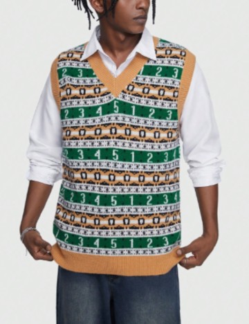 Vestă Shein, mix culori