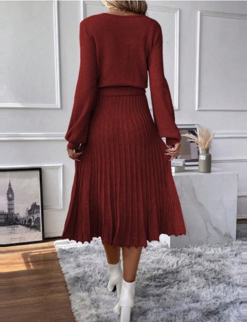 Rochie maxi Shein, vișiniu