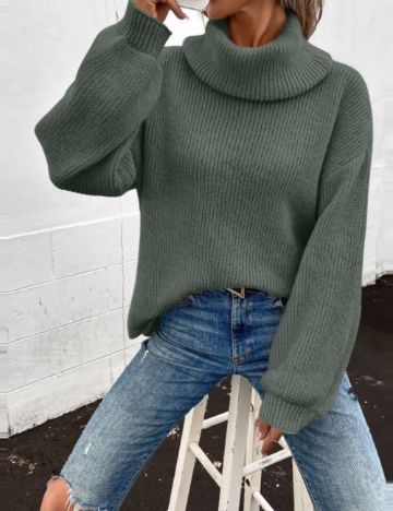 Pulover Shein, verde