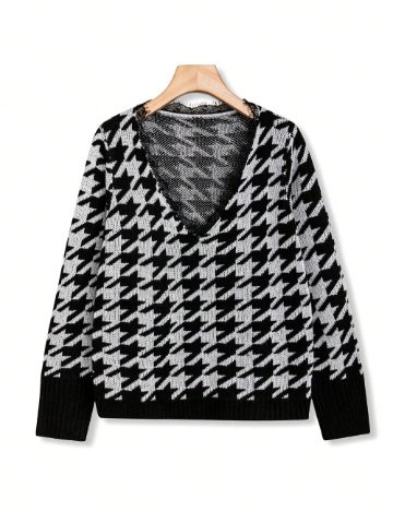 Pulover Shein Curve+, mix culori