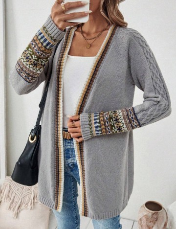 Cardigan Shein, gri