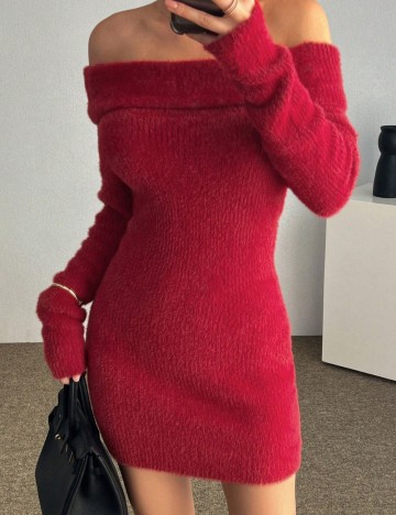 Rochie mini Shein DAZY, roșu
