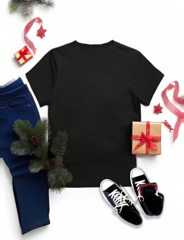 Tricou Shein Curve+, negru