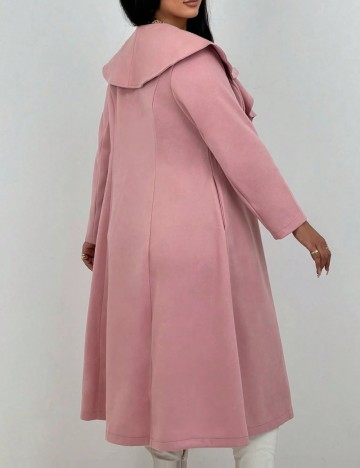 Palton Shein Curve+, roz