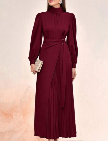 Rochie midi Shein, vișiniu
