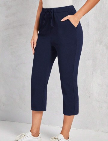 Pantaloni Shein Emery Rose, bleumarin