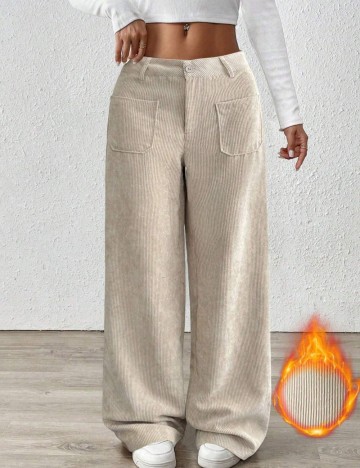 Pantaloni Shein, crem