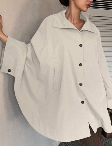 Trench Shein DAZY, crem