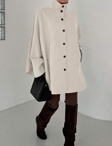 Trench Shein DAZY, crem