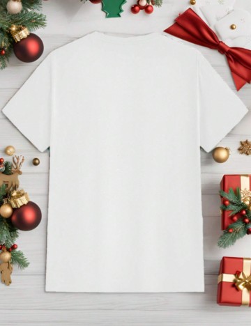 Tricou Shein MANFINITY, alb
