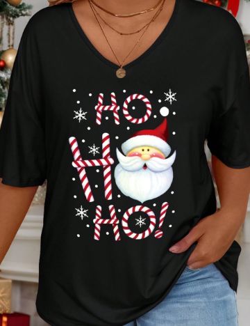 Tricou Shein Curve+, negru