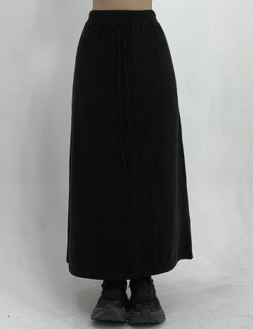 Fustă maxi Shein DAZY, negru