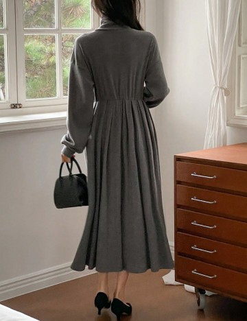 Rochie midi Shein DAZY, gri