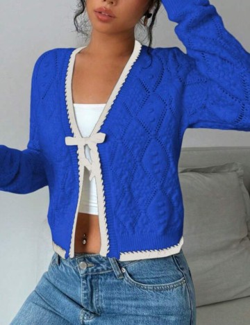Cardigan Shein, albastru