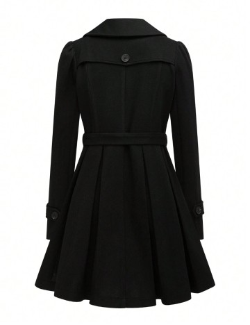 Palton Shein, negru