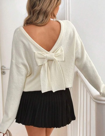 Pulover Shein, crem