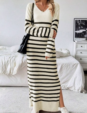 Rochie tricotată Shein, mix culori