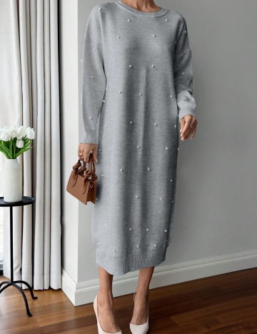 Rochie midi Shein, gri