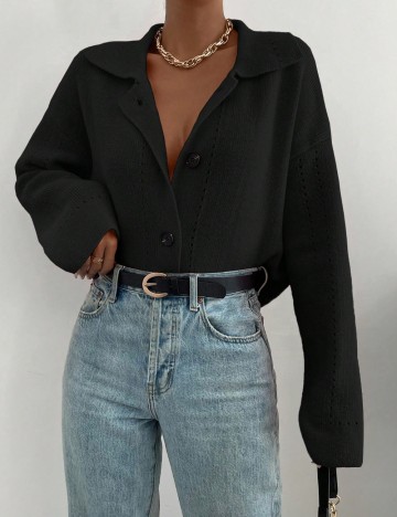 Cardigan Shein, negru