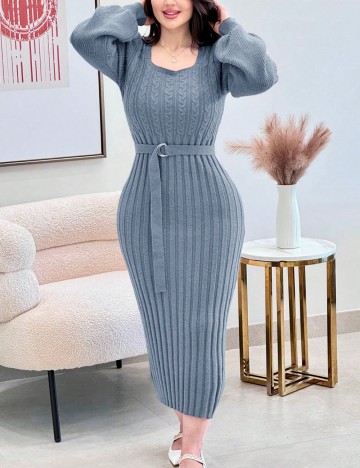 Rochie maxi Shein, albastru