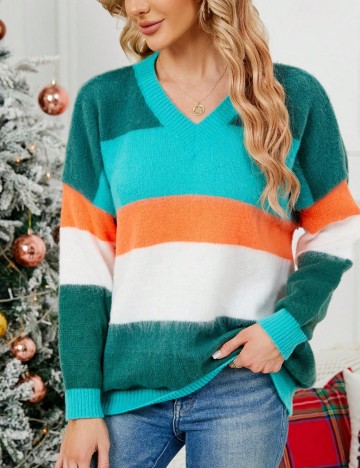 Pulover Shein, mix culori