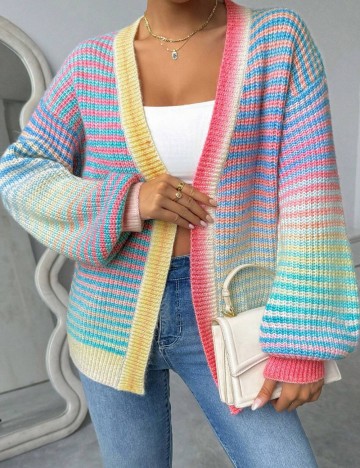 Cardigan Shein, mix culori