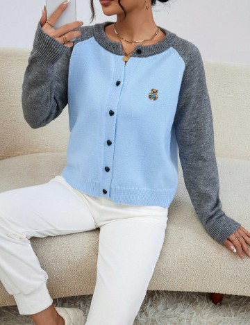 Cardigan Shein, mix culori