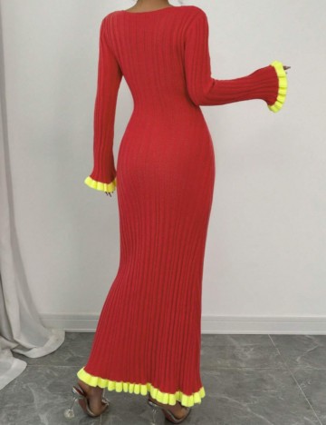Rochie maxi Shein, roșu