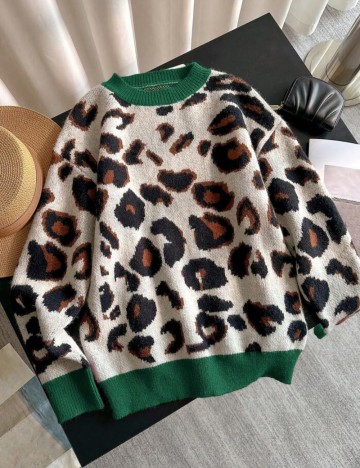 Pulover Shein Curve+, mix culori