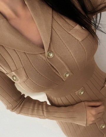 Rochie mini Shein DAZY, maro
