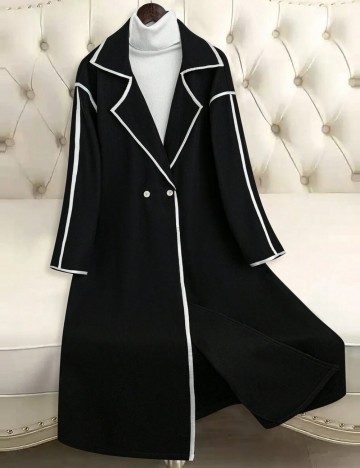 Palton Shein, negru