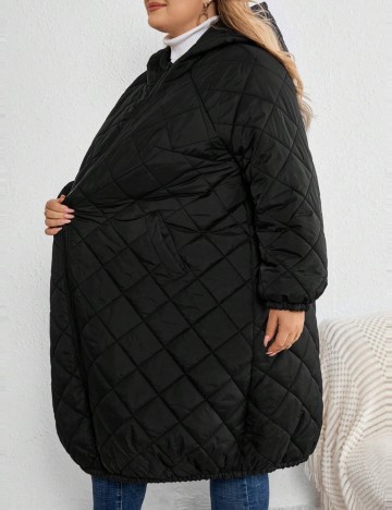 Geacă Shein Curve+, negru