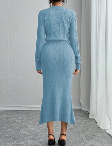 Rochie midi Shein, albastru