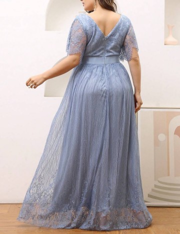 Rochie de ocazie Shein Curve+, albastru