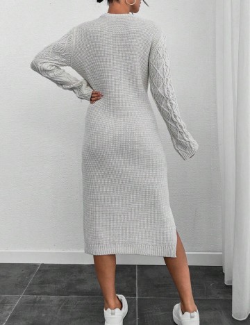 Rochie midi Shein, crem