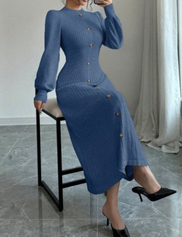 Rochie maxi Shein, albastru
