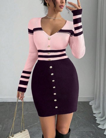 Rochie mini Shein, mix culori