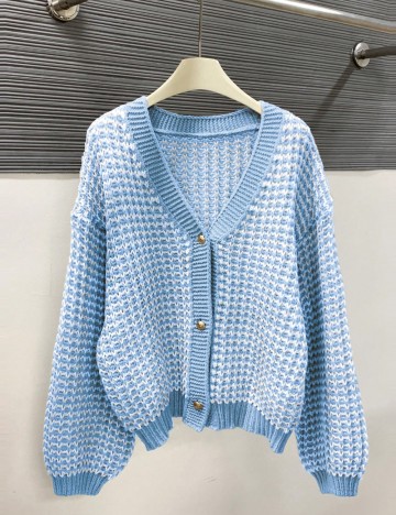Cardigan Shein, albastru